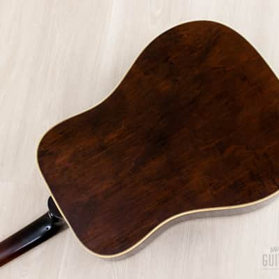 1968 Epiphone Frontier FT-110N Vintage Dreadnought Acoustic Guitar, Gibson-Made Kalamazoo w/ Case image 18