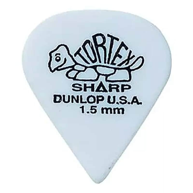 Dunlop 412P150 Tortex Sharp 1.50mm Guitar Picks (12-Pack) image 1