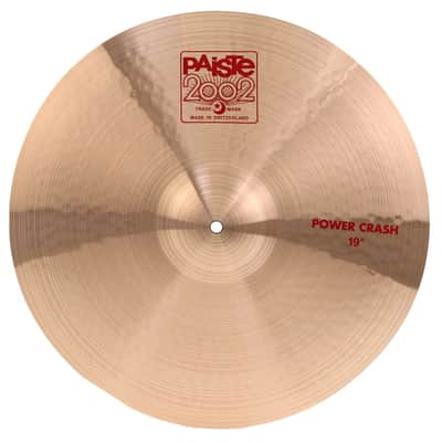 Paiste 2002 Power Crash Cymbal - 19 inches-NEW image 1