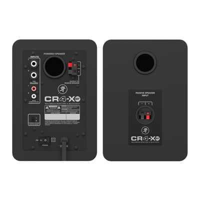 Mackie CR4-XBT 4-Inch Multimedia Monitors (Pair) Bundle with Knox Gear Isolation Pads & 1/4" to 1/4" TRS Cables image 7