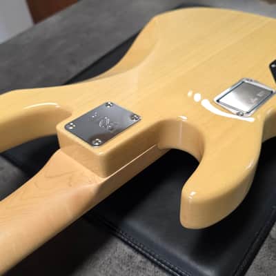 ESP Surveyor 5 Bass Natural Ash EMG Five String Pro Artist Studio Bass 2010 OHSC MIJ Japan Precision-Jazz Body image 19