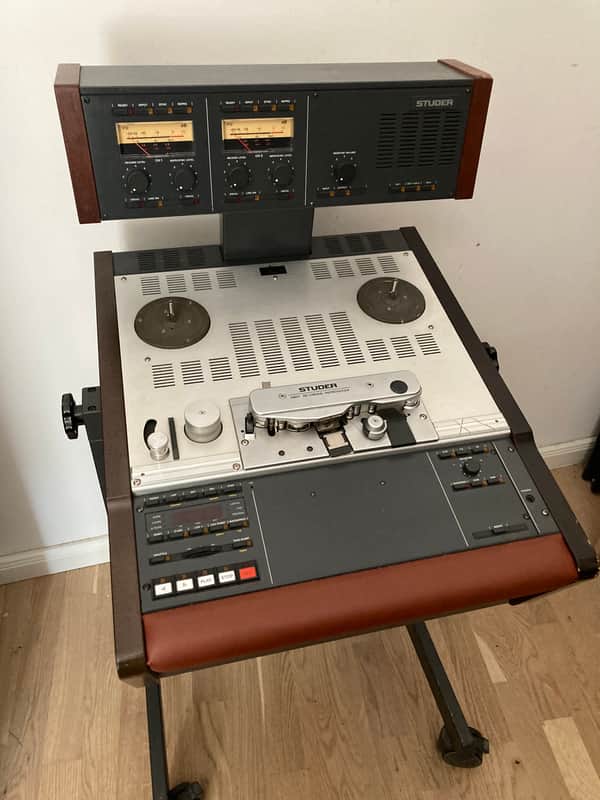 Studer 807, MK2 MKII with Trolley VU meters Serviced - Butterfly Heads ! image 1