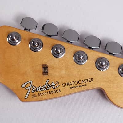 1995 Fender Standard Stratocaster Black Made In Mexico MIM with Gig Bag image 6