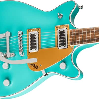 Gretsch G5232T Electromatic Double Jet Guitar FT with Bigsby, Laurel Fingerboard, Caicos Green image 6