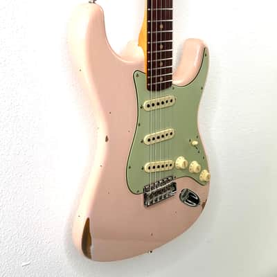Fender Custom Shop Late '62 Stratocaster Relic/ Closet Classic - Faded Shell Pink image 7