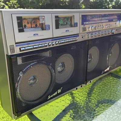 Sharp GF-1000 Rare Vintage Boombox Serviced Warranty Fully Working Cassette image 6