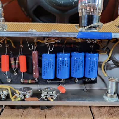 Fender Pro Amp 5D5 Tweed 1954 12AX7 Preamp vs Earlier Octal Preamp - Tweed image 23