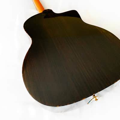 Cafe Americain Paris - 'Manon' - Gypsy Jazz Guitar - Made in France - LEFT HANDED - (with case) image 4