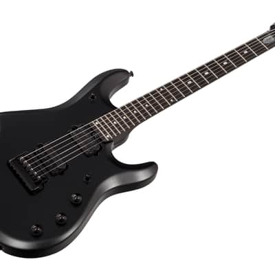 Music Man USA John Petrucci JP6 Piezo SBK - Stealth Black - JP Inlays image 1