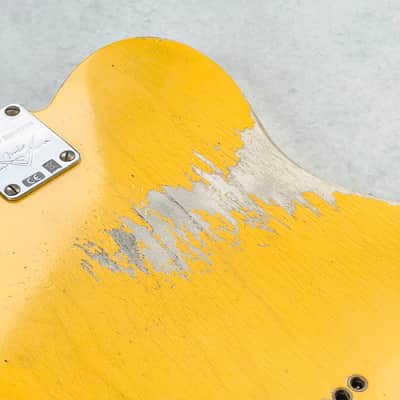Fender Custom Shop Limited '50s Esquire Heavy Relic Secret Agent 2022 - Aged Nocaster Blonde image 15