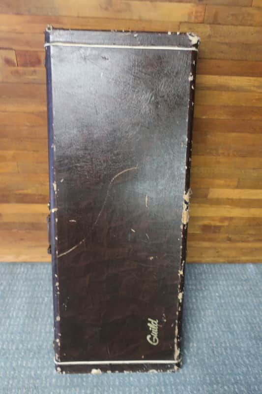 Vintage Guild Pilot Bass OHSC Hardshell Case Guild Thunderbird Jet Star Bass JS-II M-85 Bown Tolex image 1