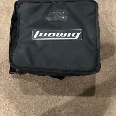 Ludwig LM404 Acrolite 5x14" 8-Lug Aluminum Snare Drum with Black/White Badge 1994 - 2012 - Black Galaxy image 6