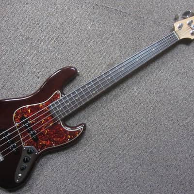 Moollon J Classic 5 String Bass Trans Red image 2