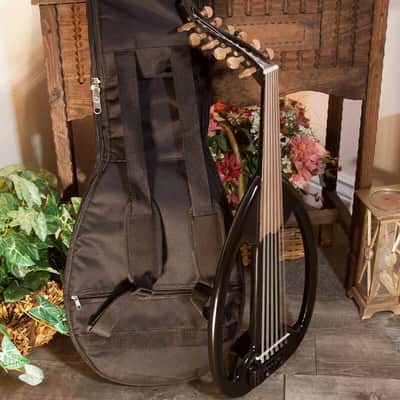 Electric Arabic Oud with Pegs – Gig Bag, Picks, Book & Extra Strings image 2