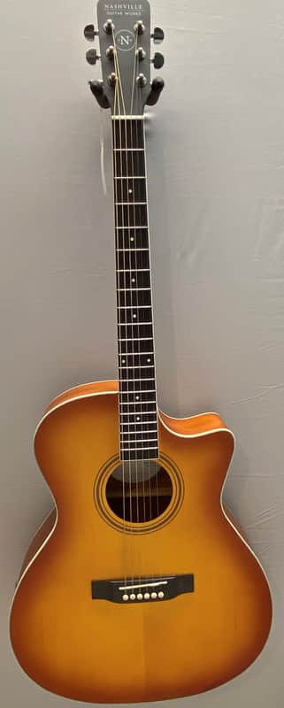 Nashville Guitar Works, NGW Orchestra Acoustic Guitar w/pickup, Brand New and setup to play, gig bag image 1