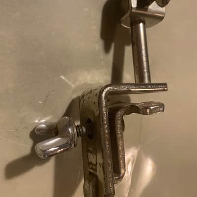 WFL Cowbell Mount 1950s - Nickel image 1