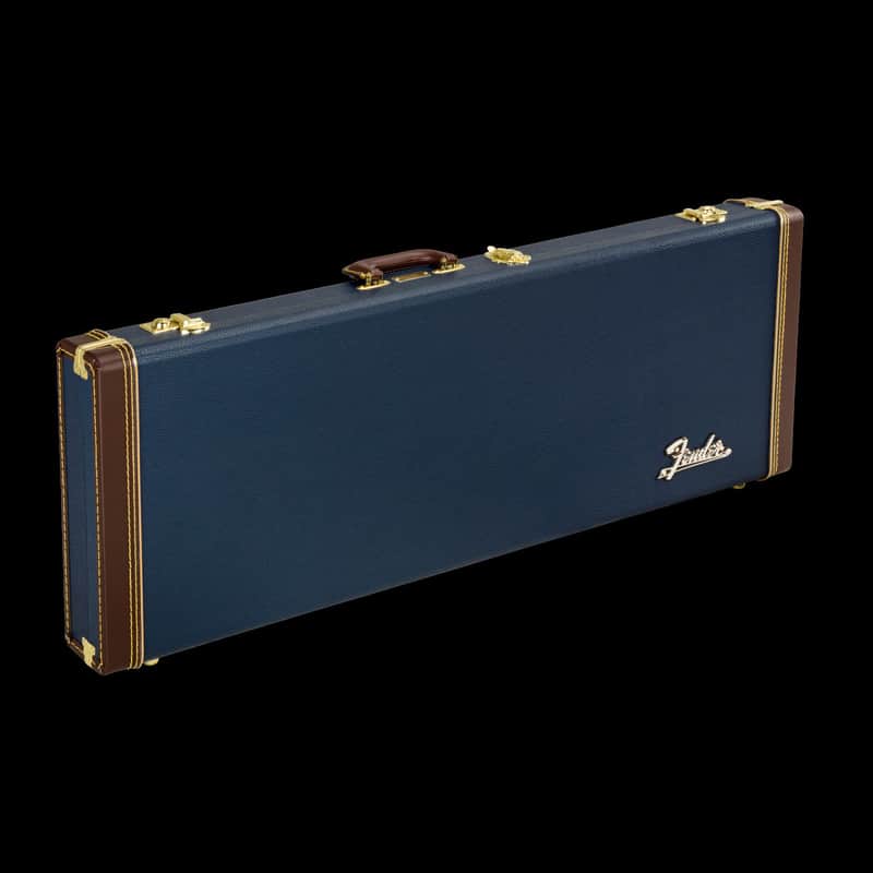 Fender Classic Series Wood Case Strat/Tele Navy Blue image 1