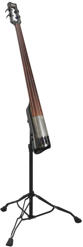 Ibanez UB804BUL Upright 4 String Electric Bass Guitar - Black Ice Burst Low Gloss image 1