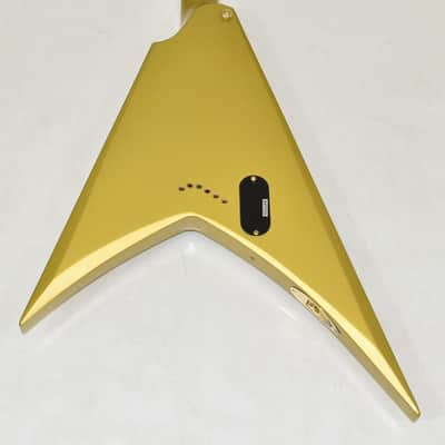 ESP LTD KH-V Kirk Hammett Signature Guitar Metallic Gold 0282 image 6
