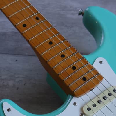 2022 Fender USA American Vintage II 1957 LH Left Handed Stratocaster (Sea Foam Green) image 6