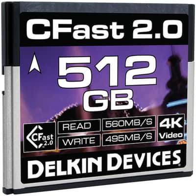 Delkin Devices 512GB Cinema CFast 2.0 Memory Card image 3