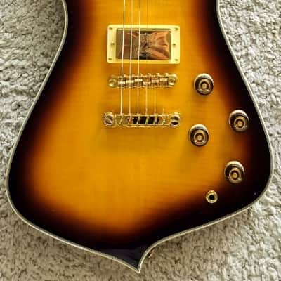 Ibanez Iceman Model IC420FMVLS Electric Guitar, Violin Sunburst Finish