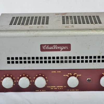 Modded Challenger Amplifier Co. CH30 - now a guitar amp head 1950's image 4