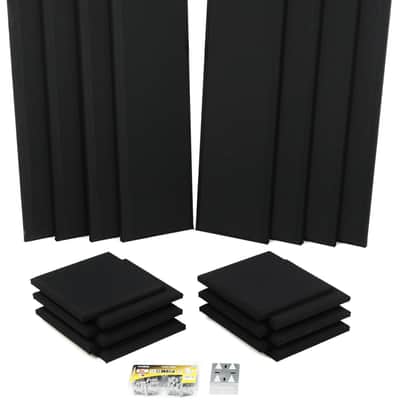 Primacoustic London 10 Acoustic Room Kit - Black  Bundle with Ultimate Support MC-125 Professional Studio Boom Microphone Stand image 3