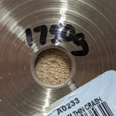 Zildjian 19" A Series Medium Thin Crash Cymbal 2013 - Present - Traditional image 12