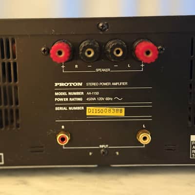 🎶✨ Proton AA-1150 Stereo Power Amplifier — Serviced, Cleaned, Large Dual Green dB Output Meters, Power Envelope Design, Bench Tested image 13