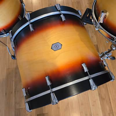 Drum Kits - Noble & Cooley 16x22 8x13 14x16 Horizon Series Drum Kit (Vintage Sunburst Satin) image 5