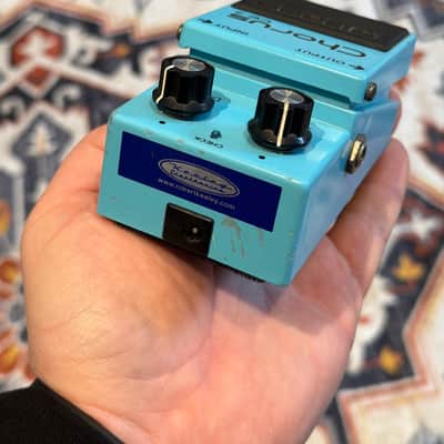 Boss CE-2 Chorus (Green Label) with Keely HiFi and Speedy Mod 1988 - 1992 - Blue image 4
