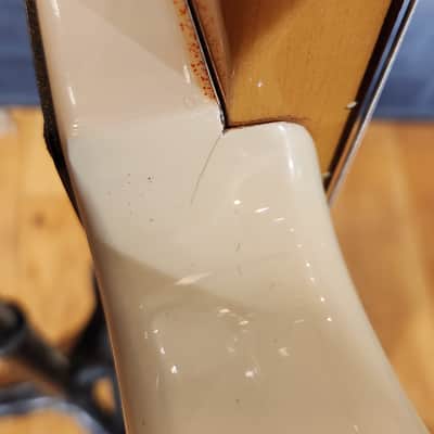Vintage 1980s Kawai S-Style Electric Guitar White w/ EMG Pickups-GREAT Player! image 10
