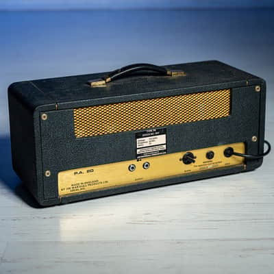 Marshall PA 20 Head Black 1971 image 2