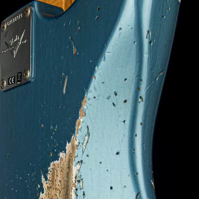 Fender Custom Shop 1966 Stratocaster SH Heavy Relic - Faded Aged Lake Placid Blue #88371 image 13