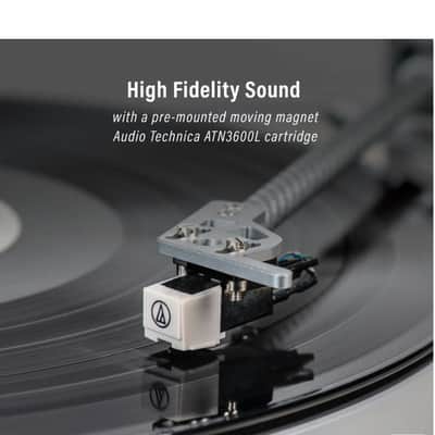 Crosley Stave CR6046A 2-Speed Belt-Drive Turntable - Natural Wood - Bluetooth In/Out image 5