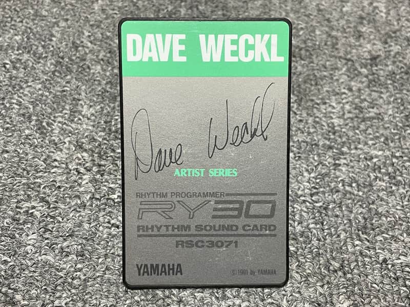 YAMAHA RY30 RSC3071 Dave Weckl Rhythm Sound Card image 1
