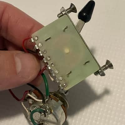 1990's Ibanez RG270 RG Series Guitar Factory Electronics Wiring, Volume Tone Pot Jack image 10