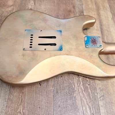 Custom Gold Finish Stratocaster + Fender Bag & Strap image 4