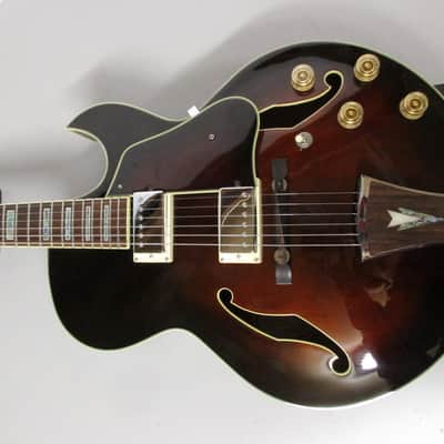 Ibanez AK86 DVS Hollow-body Guitar Dark Violin Sunburst image 2