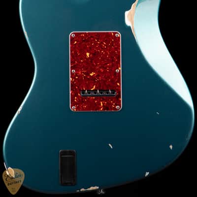 2024 - Suhr Eddie's Guitars Exclusive Roasted Classic JM Antique - Ocean Turquoise Metallic image 4