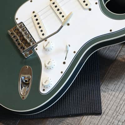 2021 Fender Custom Shop Limited Edition Double Bound Stratocaster Electric Guitar Sherwood Metallic + HSC image 6