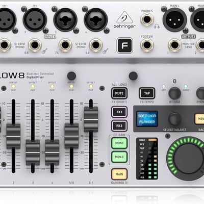 Behringer FLOW 8 8-Input Digital Mixer with Bluetooth Audio and App Control image 1