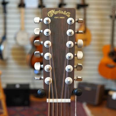 Martin D-X2E 12-String Dreadnought Acoustic-electric Guitar Brazilian Rosewood Pattern w/Padded Gig Bag image 7