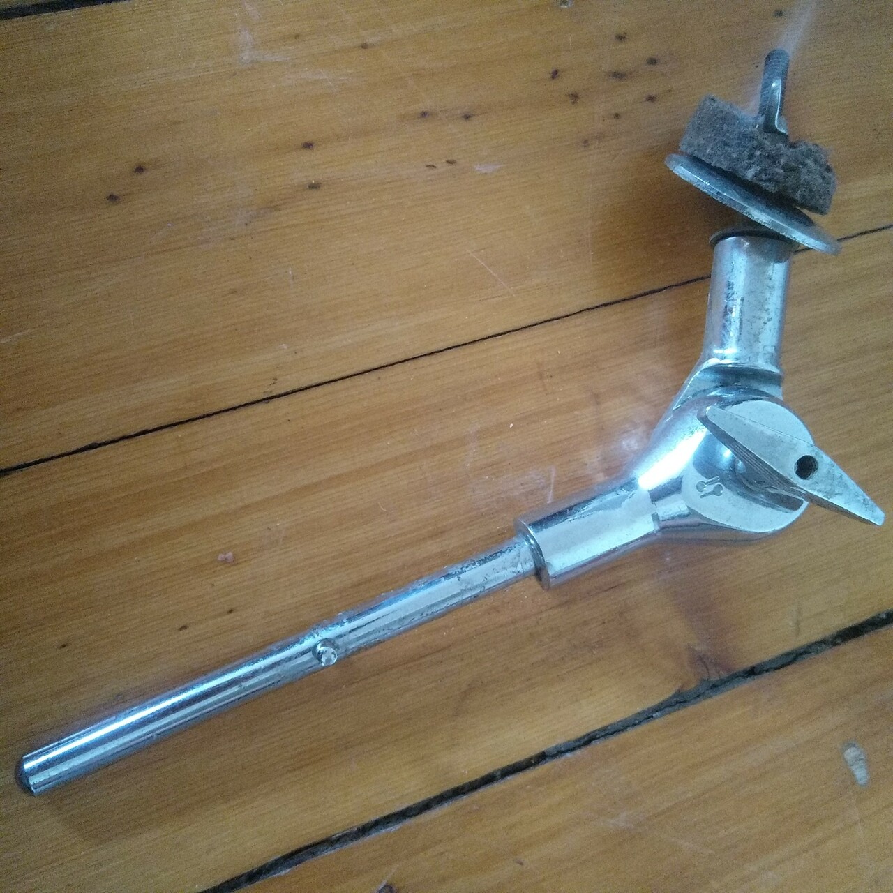 Sonor Cymbal Tilter Rod Extension Arm Vintage 70s Phonic/Champion Era Chrome* — main photograph