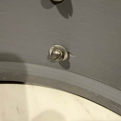 1960s Rogers Luxor 5” x 14” Snare Drum - Steel Grey Ripple image 8