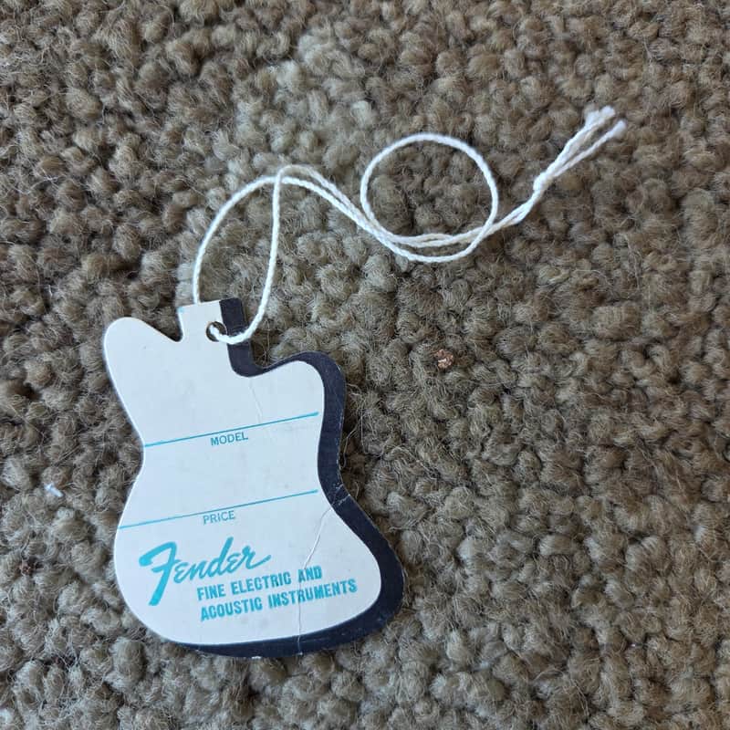 Vintage NOS 1960's Fender Price Hang Tag! Extremely Rare, Original Case Candy! image 1