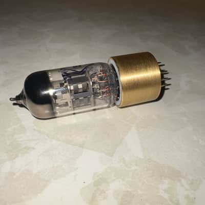 1pc 9 gold Pin Bakelite vacuum tube Socket Saver with Brass Sleeve us stock 6922 image 8
