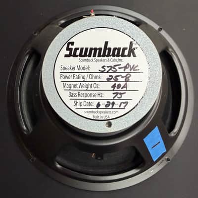 Scumback 12" S75-PVC Alnico 8 Ohm 25 Watt image 1