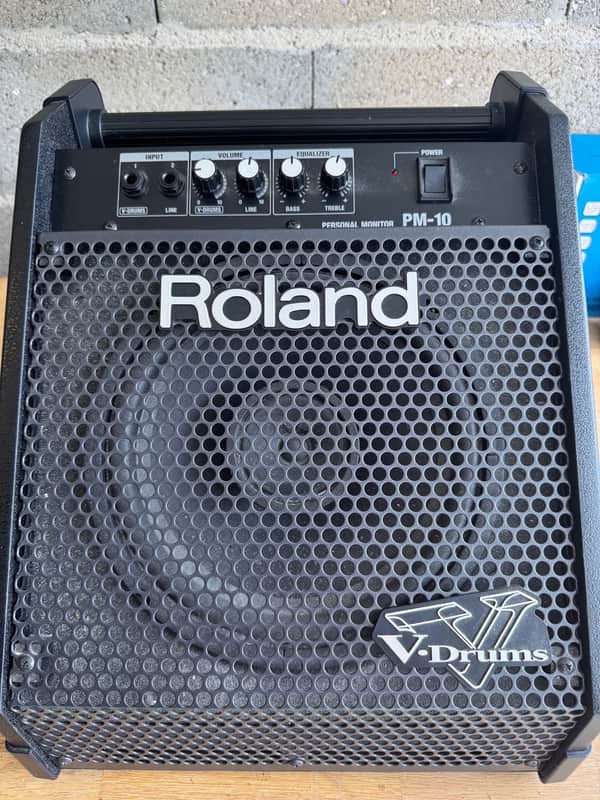 Roland PM-10 30-Watt 2x10" Personal Drum Amplifier for V-Drums 2012 - Present - Black image 1